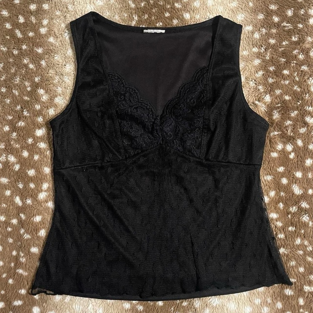 Black Lace Women's Top